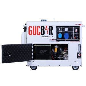 Дизельний генератор 1 фазний Gucbir GJD7000S Електрозапуск / 7 kWa