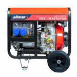 Дизельный генератор 1 фазный Alimar ALM-D-7500ME Комбинированный запуск / 7 kWa