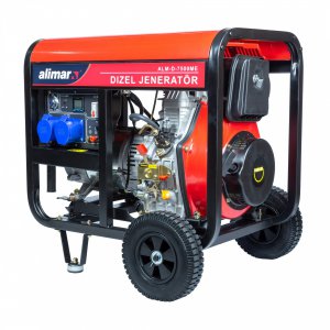 Дизельный генератор 1 фазный Alimar ALM-D-7500ME Комбинированный запуск / 7 kWa