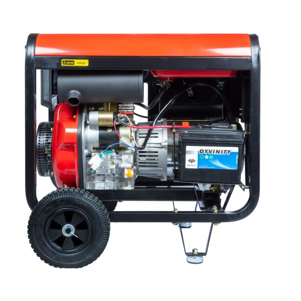 Дизельный генератор 1 фазный Alimar ALM-D-7500ME Комбинированный запуск / 7 kWa