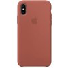 Чехол-накладка Apple Silicone Case для iPhone X Brown