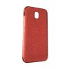 Силикон блестки Хром IPhone 7 Red