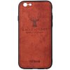 Чехол-накладка TOTO Deer Shell With Leather Effect Case для Apple iPhone 6/6s Brown