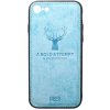 Чехол-накладка TOTO Deer Shell With Leather Effect Case для Apple iPhone 7/8 Blue