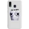 Чехол-накладка TOTO Pure Tpu 2mm Print Case Samsung Galaxy A20/A30 #55 Free Nipple White