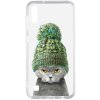 Чехол-накладка TOTO Acrylic+Tpu Print Case Samsung Galaxy A10 #7 Cat In Hat Transparent