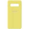 Чехол-накладка Samsung Silicone Case Galaxy S10+ Lemon Yellow