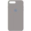 Чехол-накладка Silicone Case для iPhone 7 Plus/8 Plus Pebble Grey