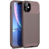 Чехол-накладка TOTO TPU Carbon Fiber 1,5mm Case Apple iPhone 11 Coffee