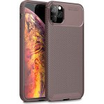 Чехол-накладка TOTO TPU Carbon Fiber 1,5mm Case Apple iPhone 11 Pro Max Coffee