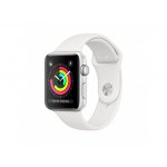Смарт-часы Apple Watch Series 3 42mm Silver Aluminium Case with White Sport Band (MTF22)