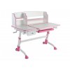 Стол-трансформер FunDesk Amare II with drawer Pink