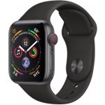 Смарт-часы Apple Watch Series 4 GPS + Cellular 40mm Space Gray Aluminum Case with Black Sport Band (MTUG2)