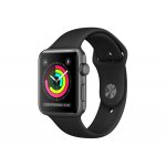 Смарт-часы Apple Watch Series 3 42mm GPS Space Gray Aluminum Case with Black Sport Band (MTF32)