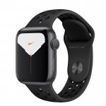 Смарт-часы Apple Watch Series 5 Nike+ 44mm GPS+LTE Space Gray Aluminum Case with Anthracite/Black Nike Sport Band (MX3A2)