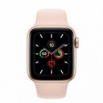 Смарт-часы Apple Watch Series 5 LTE 40mm Gold Aluminum w. Pink Sand b.- (MWWP2/MWX22)
