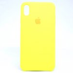 Чехол Apple Silicone Case для iPhone X/Xs "45" Lemon