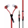 Наушники Zipper Earphones Red