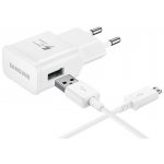 Сетевое зарядное устройство Samsung Travel Charger 1USB 2A + MicroUSB Cable 1.2m White