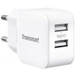 Сетевое зарядное устройство Tronsmart W02 Dual Port USB Wall Charger White