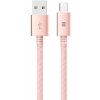Кабель Rock Metal & Leather Micro Cable 1M Rose Gold