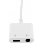 Кабель TOTO Lightning to 3.5mm Headphone Jack and Charge Adapter 2 in 1 White