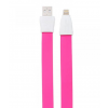 Lightning кабель Remax Flat Full Speed II RC-011i, 1m pink
