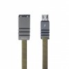 microUSB кабель Remax Weave RC-081m, 1m black