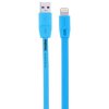 Lightning кабель Remax Flat Full Speed II RC-011i, 1m blue