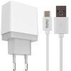 Сетевое зарядное устройство GOLF GF-U2 Travel charger + Type-C cable 2USB 2.1A White