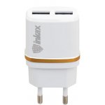 Сетевое зарядное устройство INKAX CD-11 Travel charger + Type-C cable 2USB 2.1A White