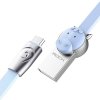 Кабель Rock Chinese Zodiac Micro cable 1M Horse-Blue