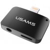 Переходник Usams US-SJ137 Lightning 2 in1 Adapter/support ios10.3 Black
