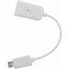 Кабель TOTO TKZ-01 OTG cable micro USB 0,16m White