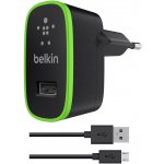 Сетевое зарядное устройство Belkin Travel charger 1USB 2.1A + MicroUsb cable Black