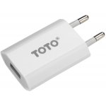 Сетевое зарядное устройство TOTO TZV-44 Travel charger 1USB 1A White