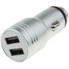 Автомобильное зарядное устройство TOTO TZZ-55 Car charger 2USB 2,1A Silver
