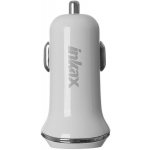 Автомобильное зарядное устройство INKAX CD-13 Car charger + Type-C cable 2USB 1A White