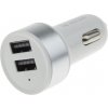 Автомобильное зарядное устройство TOTO TZZ-58 Car charger metal 2USB 2,1A Silver