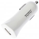 Автомобильное зарядное устройство TOTO TZG-03 Car charger 1USB 2,4A White