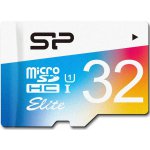 Карта памяти Silicon Power microSDHC 32GB Class 10 UHS-I Elite Color + adapter