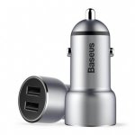 Автомобильное зарядное устройство Baseus Little Giant 2-Port USB 3.4A Darck Gray