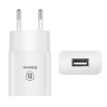 Сетевое зарядное устройство Baseus Letour Dual U E2A02 1-Port USB 2.1A White