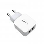 Сетевое зарядное устройство Ldnio A2202 2-Port USB 2.4A White