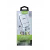Сетевое зарядное устройство INKAX CD-24 + cable Type-C 1-Port USB Quick Charge 2.0 2.1A White