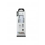 Сетевое зарядное устройство INKAX CD-08 + сable Lightning 1-Port USB 1A White