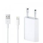 Сетевое зарядное устройство iPhone Куб + cable Lightning 1-Port USB 1A White