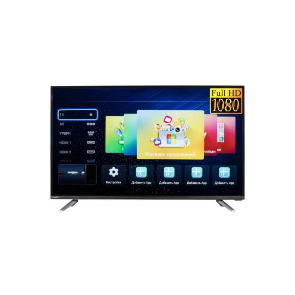 Телевизор Bravis LED-40D3000 Smart +T2 black