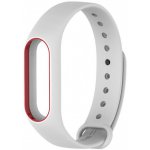 Ремешок UWatch Double Color Replacement Silicone Band For Xiaomi Mi Band 2 White/Red Line