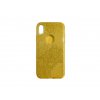 Силикон блестки Хром IPhone X Gold